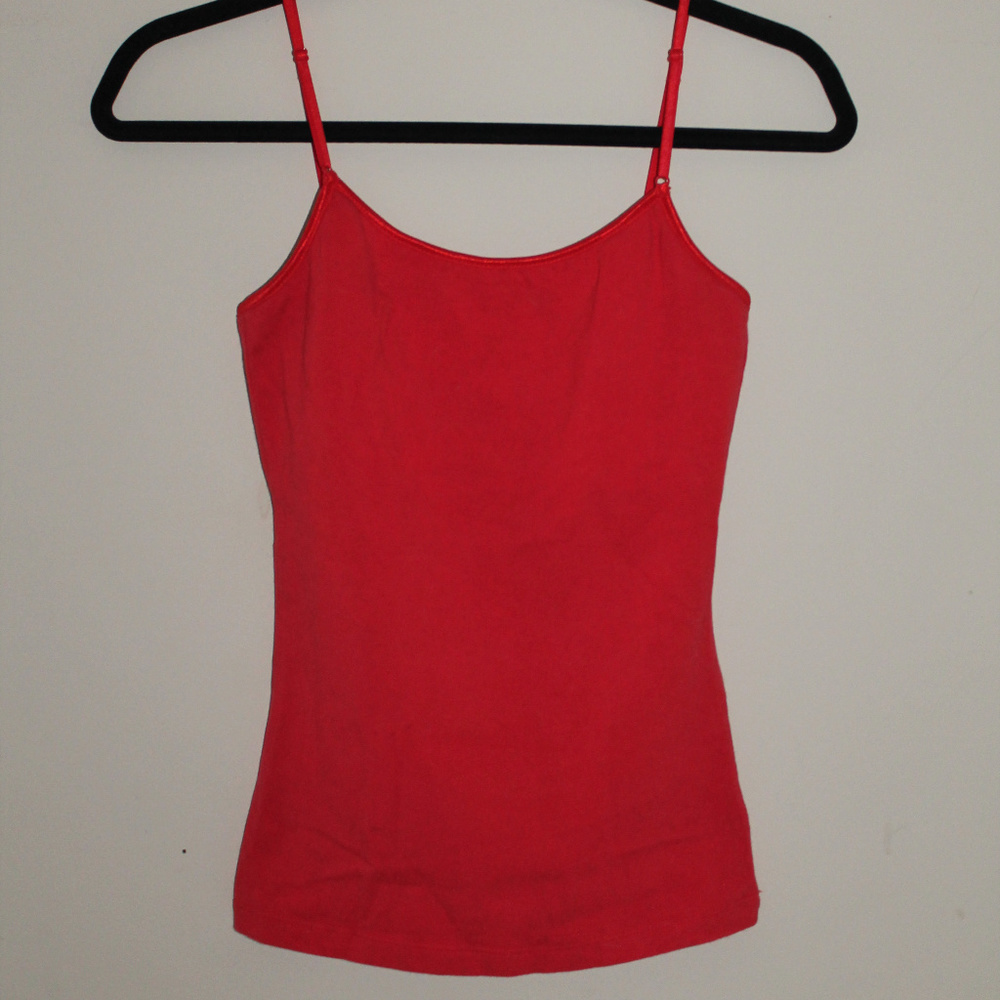Mandee Red Spaghetti Strap tank top size M